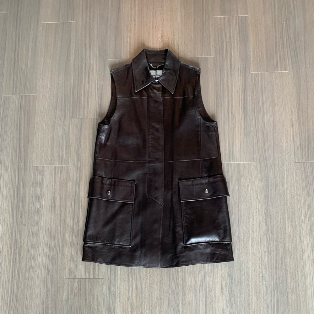 Lamb skin Ferragamo Vest